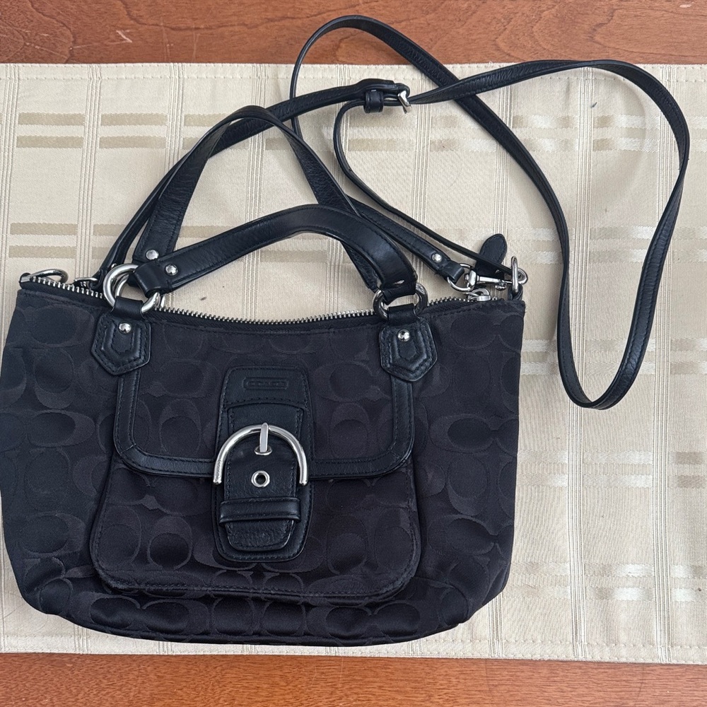 Coach Black Shoulder Bag